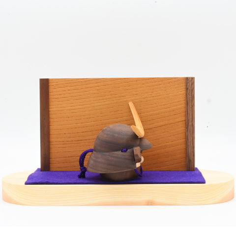 どんぐり兜・三日月