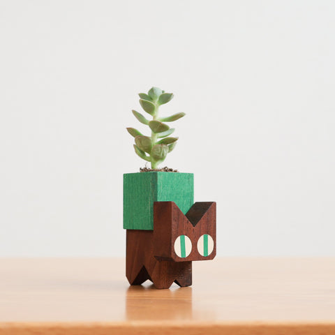 ネコブロックのフラワーベース